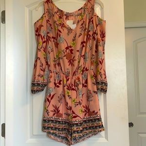 Size small flowered romper